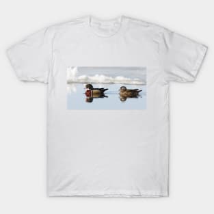 Wood Ducks on river T-Shirt